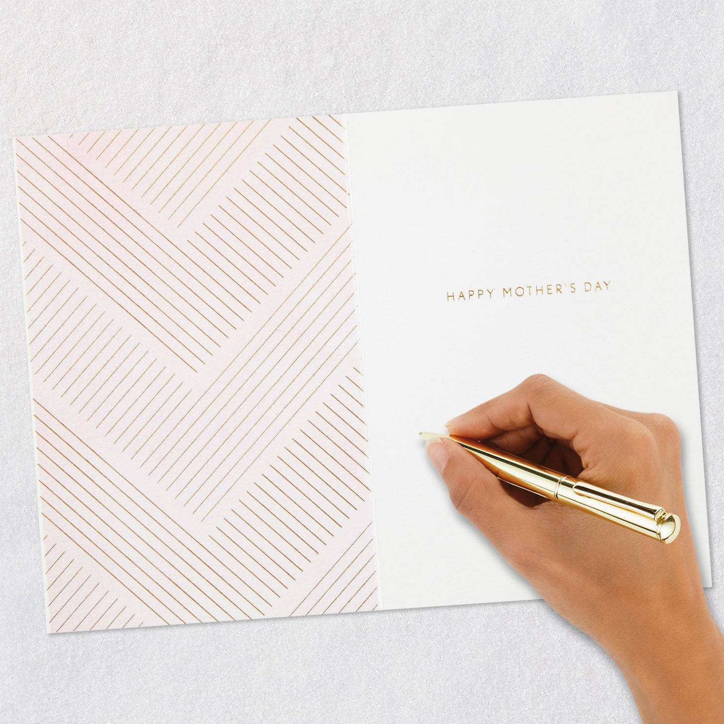 Flowers Inside Heart Mother's Day Card signing card image number 6