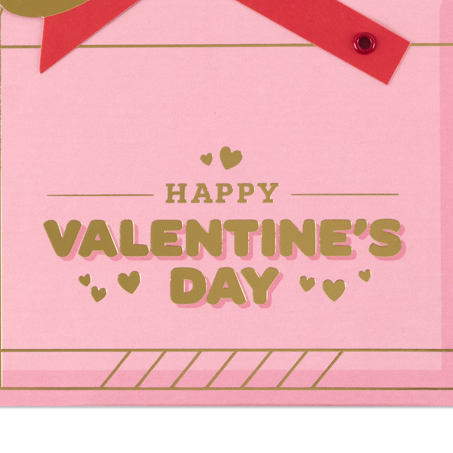 Pink Mailbox Papercraft Valentine's Day Card Sentiment image number 3