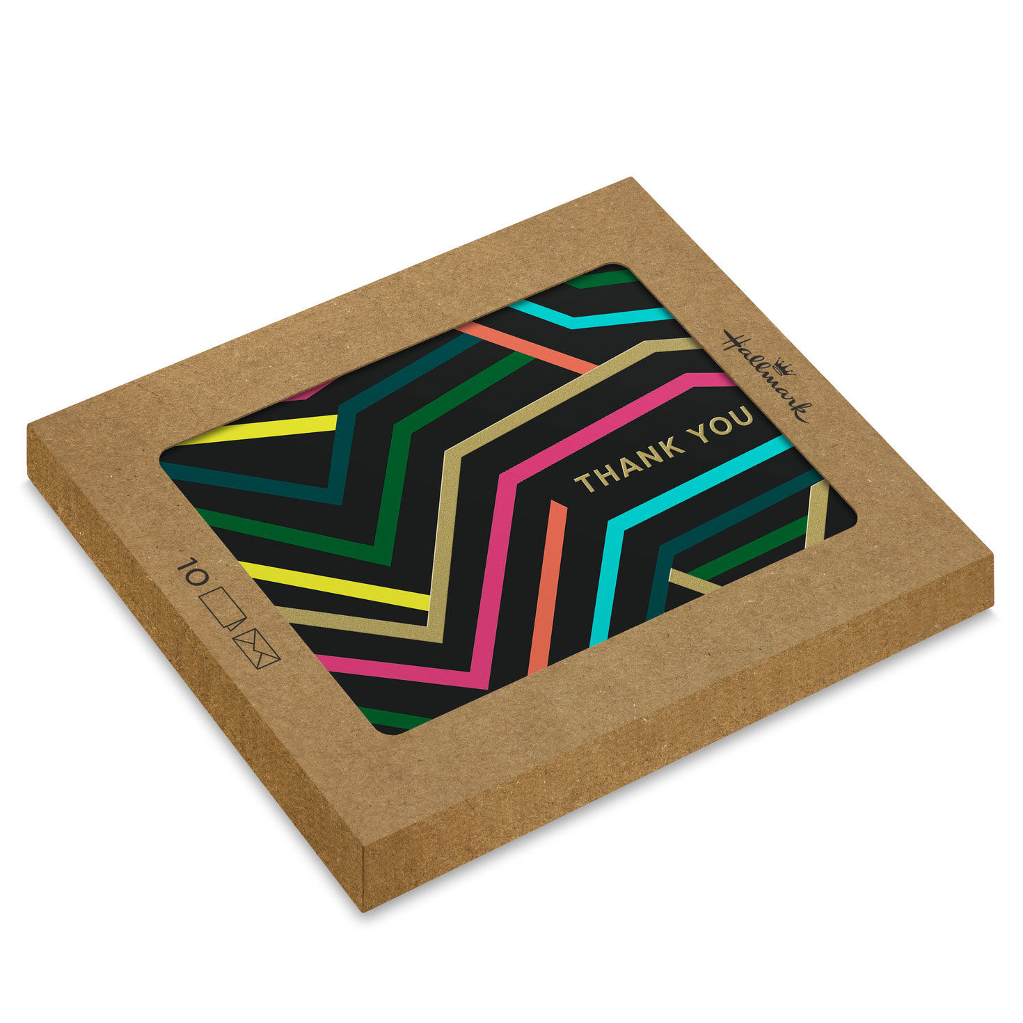 Neon Energy Blank Thank You Notes, Pack of 10