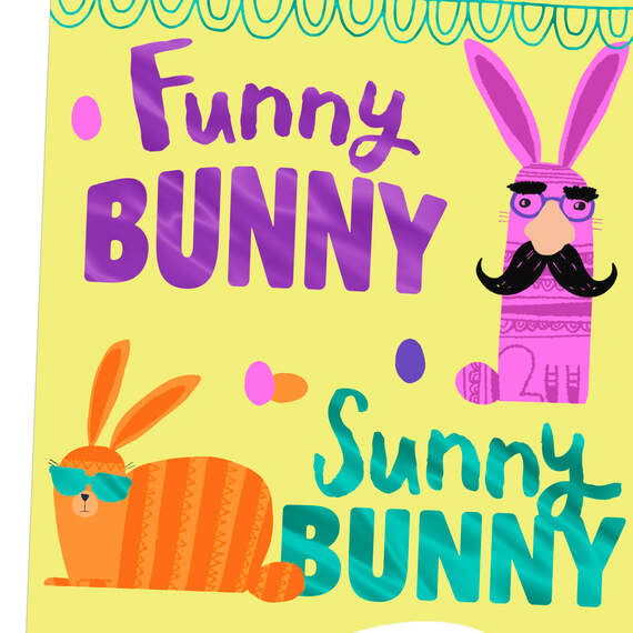 Money Bunny Funny Money Holder Easter Card, , large image number 4