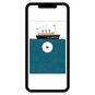 Ship S.S. Grateful Thank-You eCard, , large image number 1