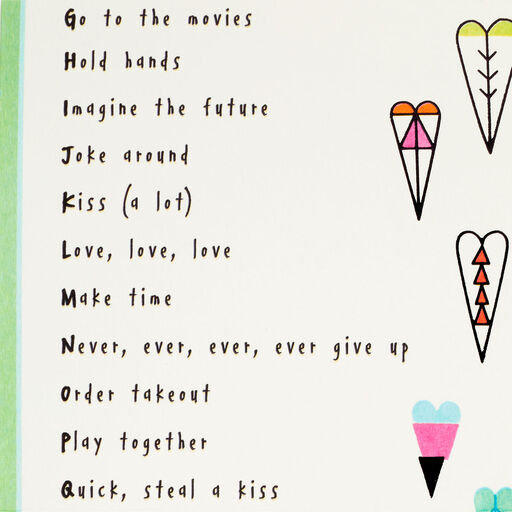 The ABCs of a Happy Marriage Wedding Card, 