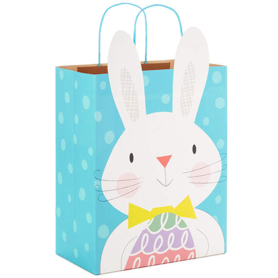 13" Easter Bunny With Egg Gift Bag, , large image number 1