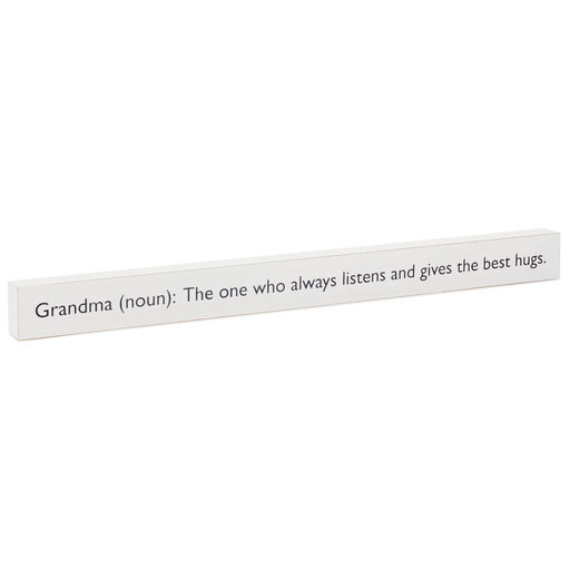 Grandma Definition Wood Quote Sign, 23.5x2, 