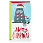 Walrus and Penguin Merry Money Holder Christmas Card, , large image number 1