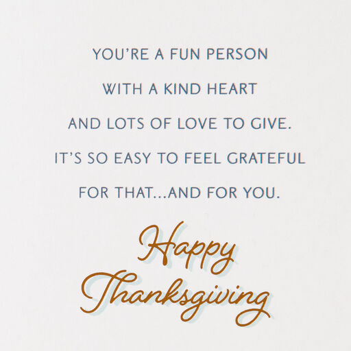 You're a Family Favorite Thanksgiving Card for Niece, 