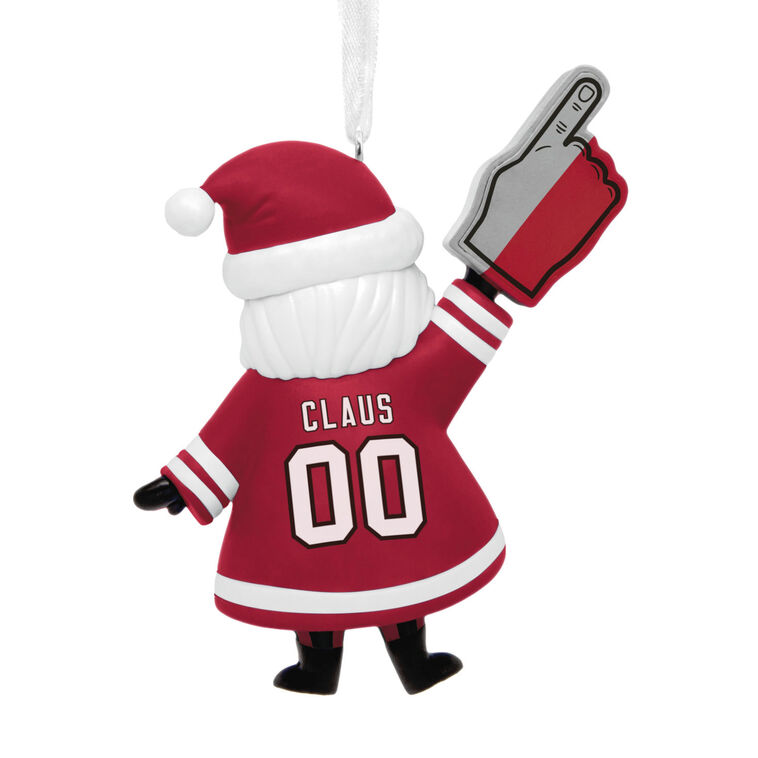 Tampa Bay Buccaneers Santa Fan Christmas Ornament back image number 6