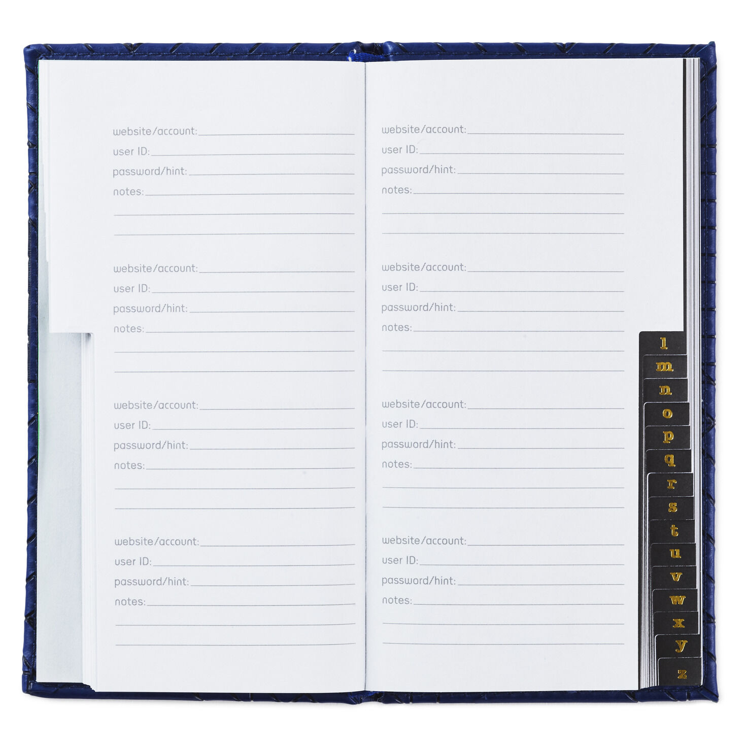 Geometric Navy Password Keeper for only USD 9.99 | Hallmark