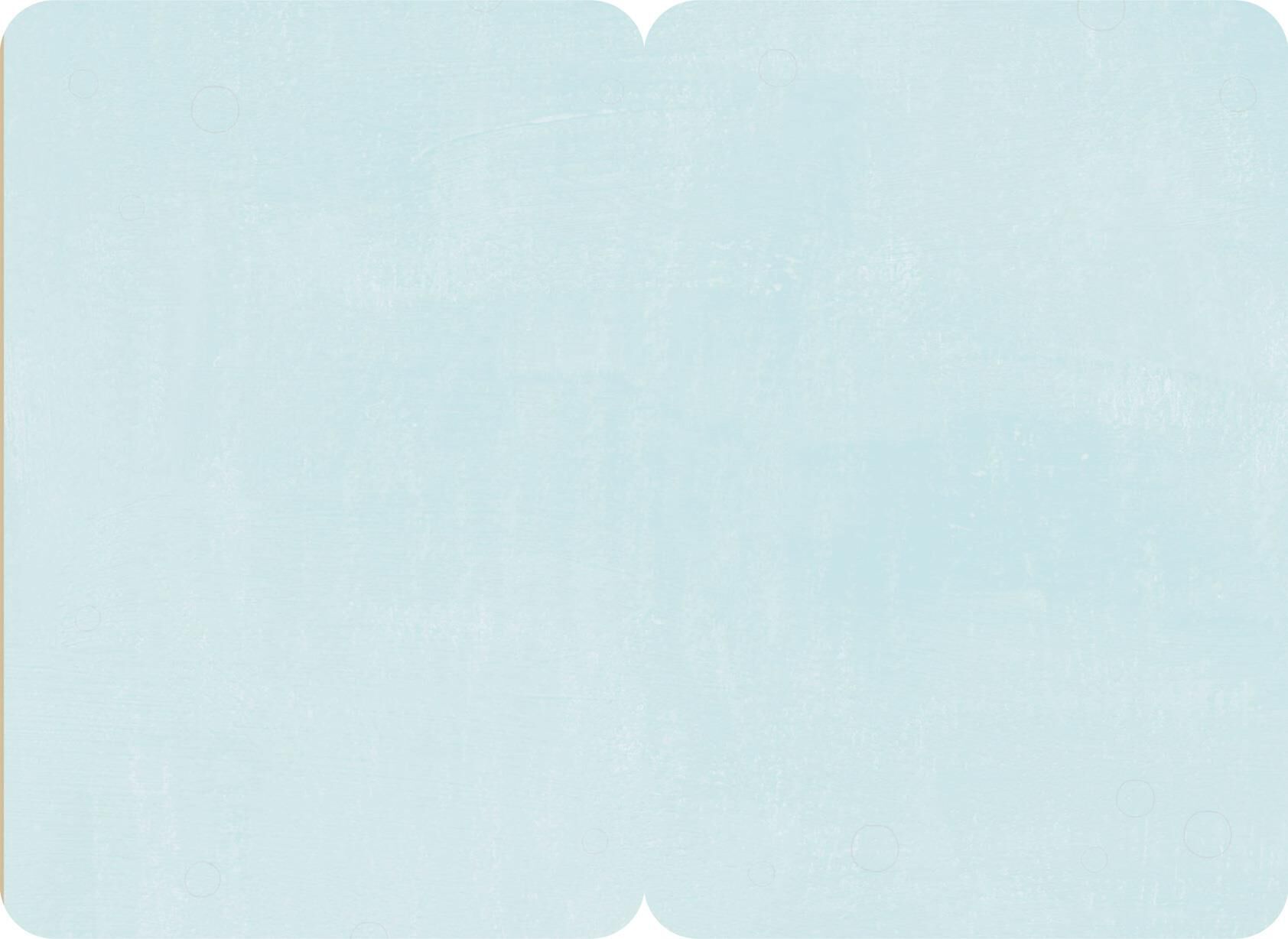 Blue Jar With Flower Blank Card