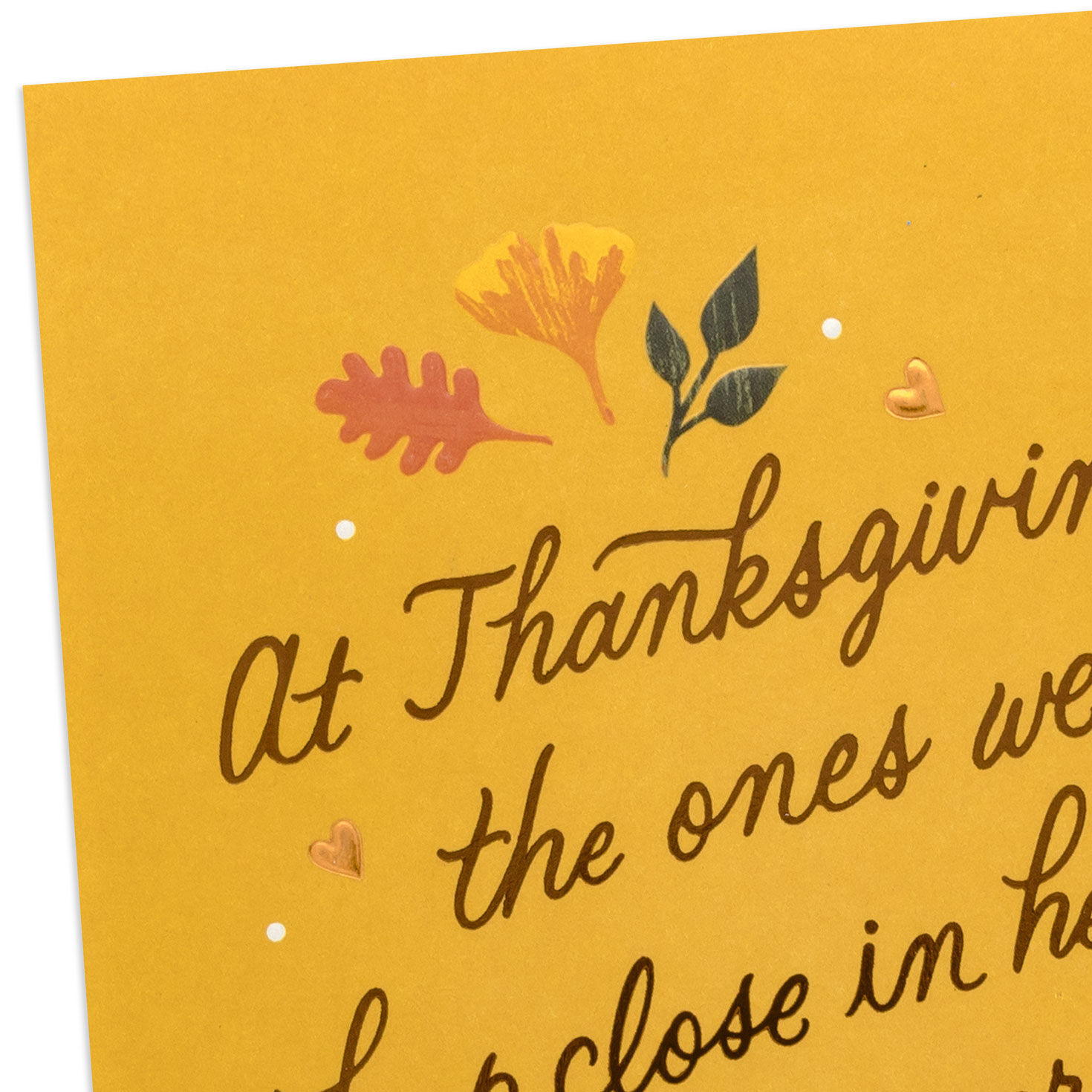 Across the Miles Thanksgiving Card Card Cover Detail image number 4