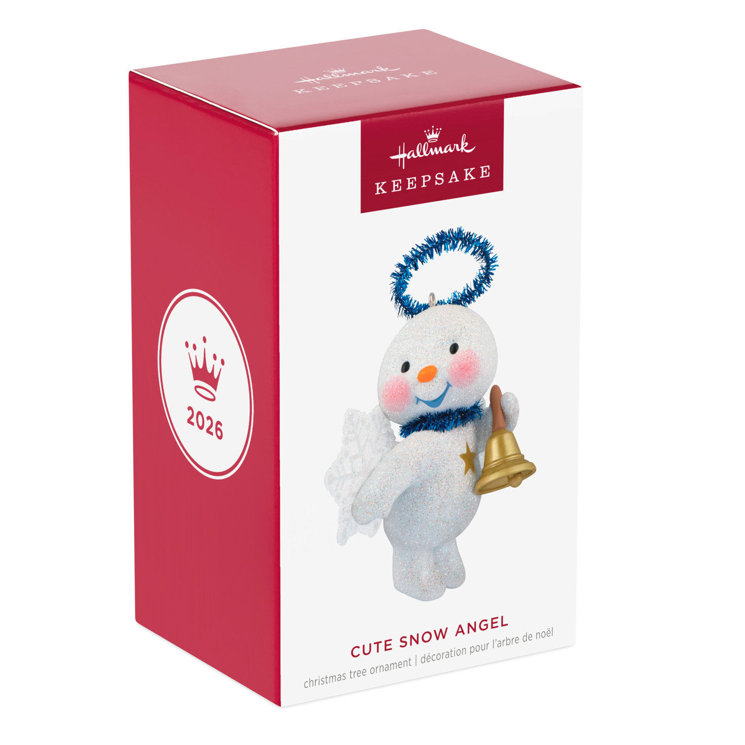 Angel Snowman With Bell Keepsake Ornament Package Front image number 7