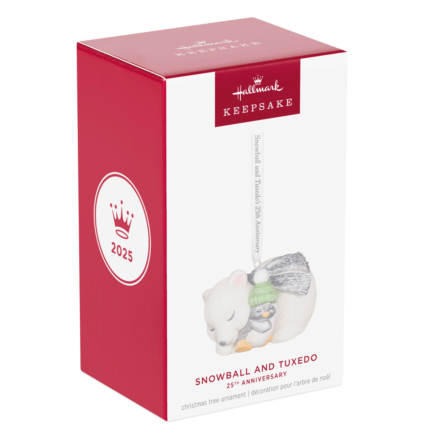 Polar Bear Penguin Napping Keepsake Ornament Packaging Front image number 6