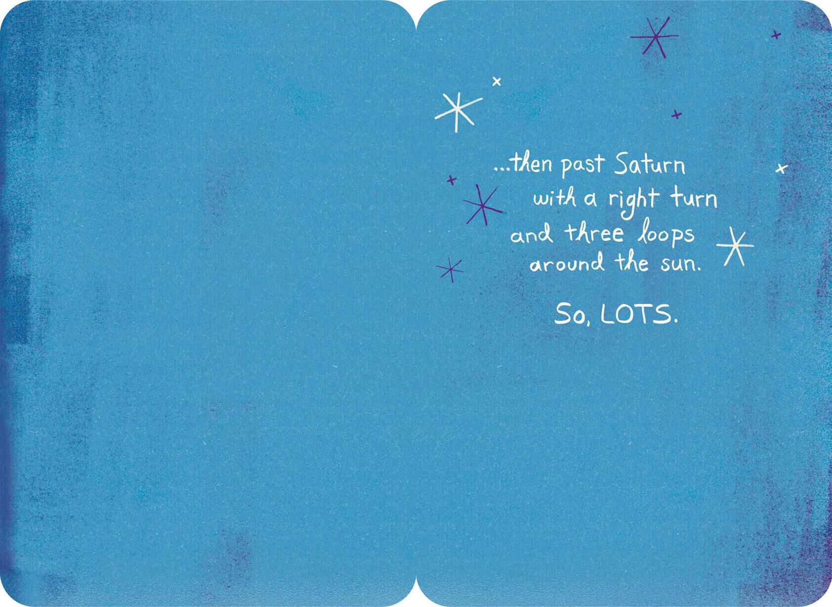 To the Moon and Back Love Card