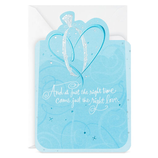Just the Right Love Engagement Card, 