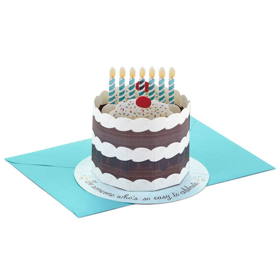Easy to Celebrate 3D Pop-Up Cake Birthday Card