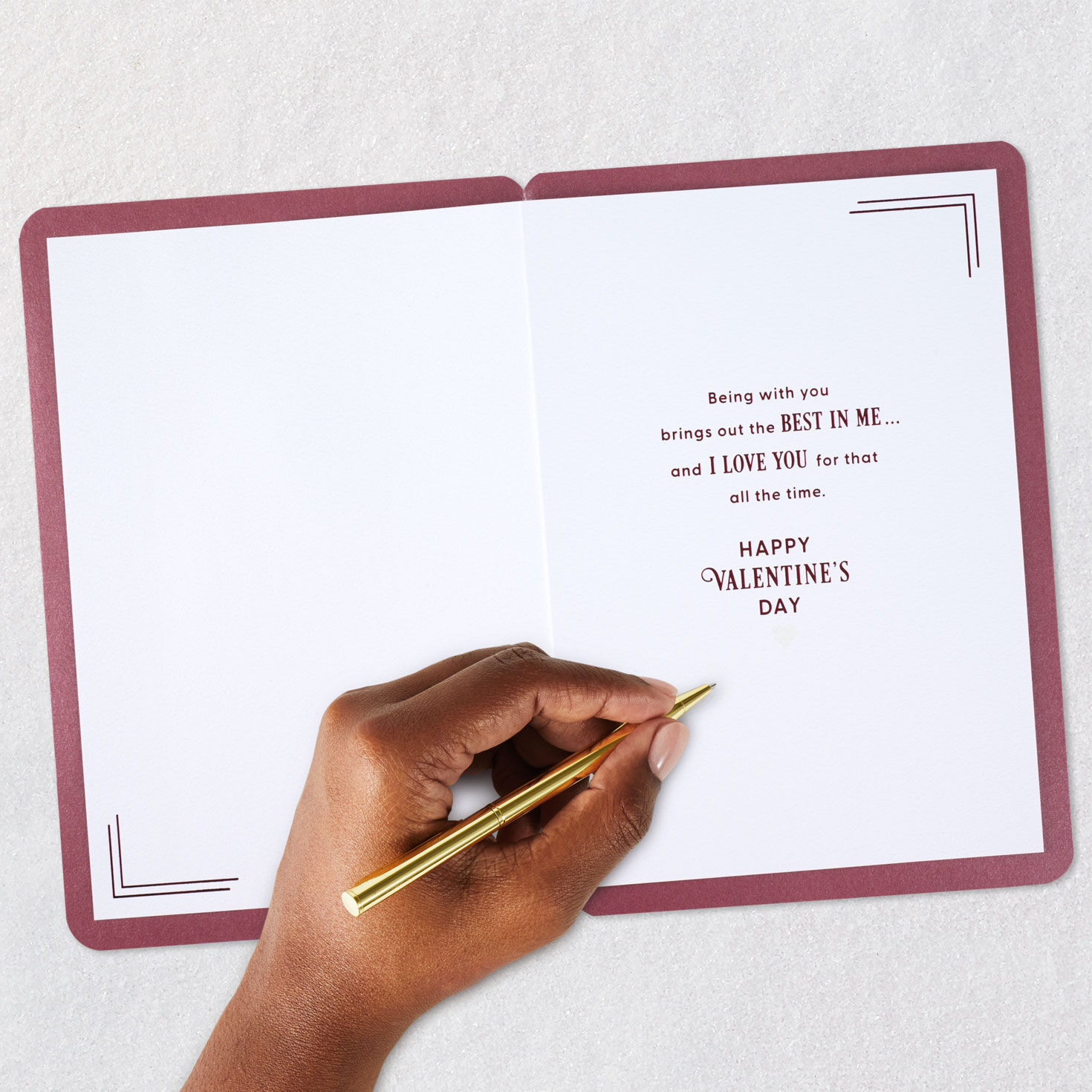 Silver Frame Poem Valentine's Day Card for Husband Signing card image number 7