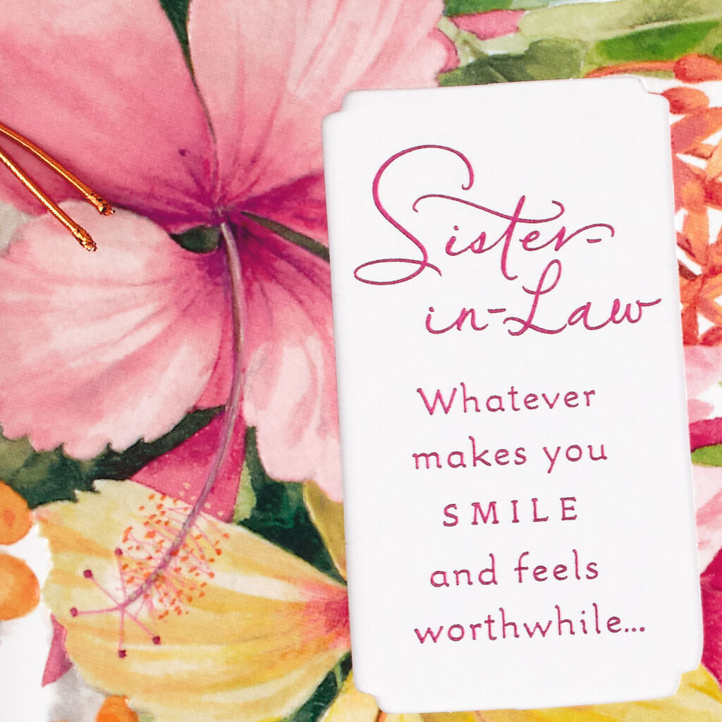 Makes You Smile Marjolein Bastin Birthday Card For Sister In Law