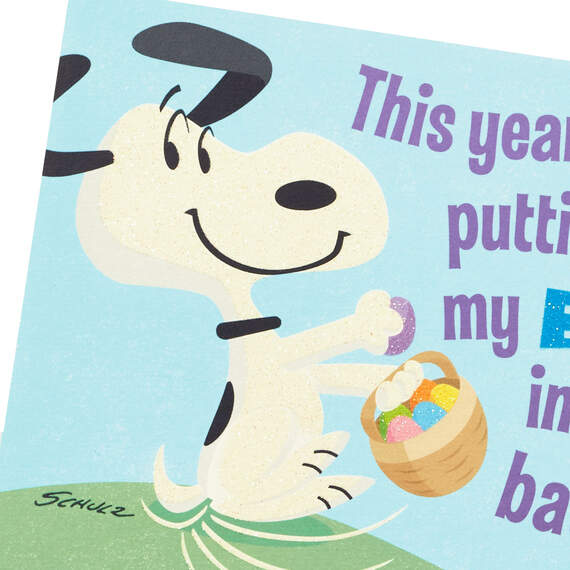 Peanuts® Snoopy Pop-Up Easter Card, , large image number 5