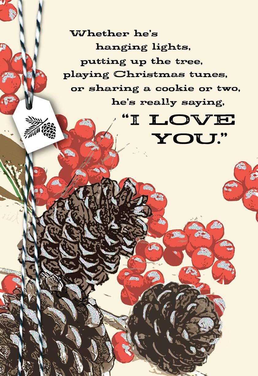 Love Always Christmas Card