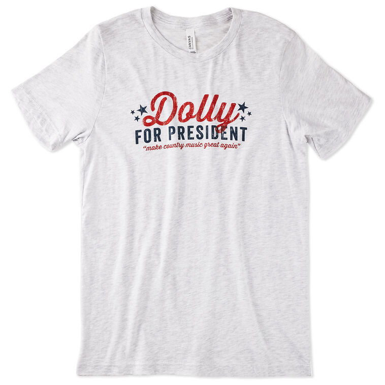 Southern Fried Design Barn Dolly for President Heather White T-Shirt