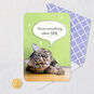 Gazing Tabby Cat Romantic Love Card Card Front with Envelope and Gold Seal image number 5