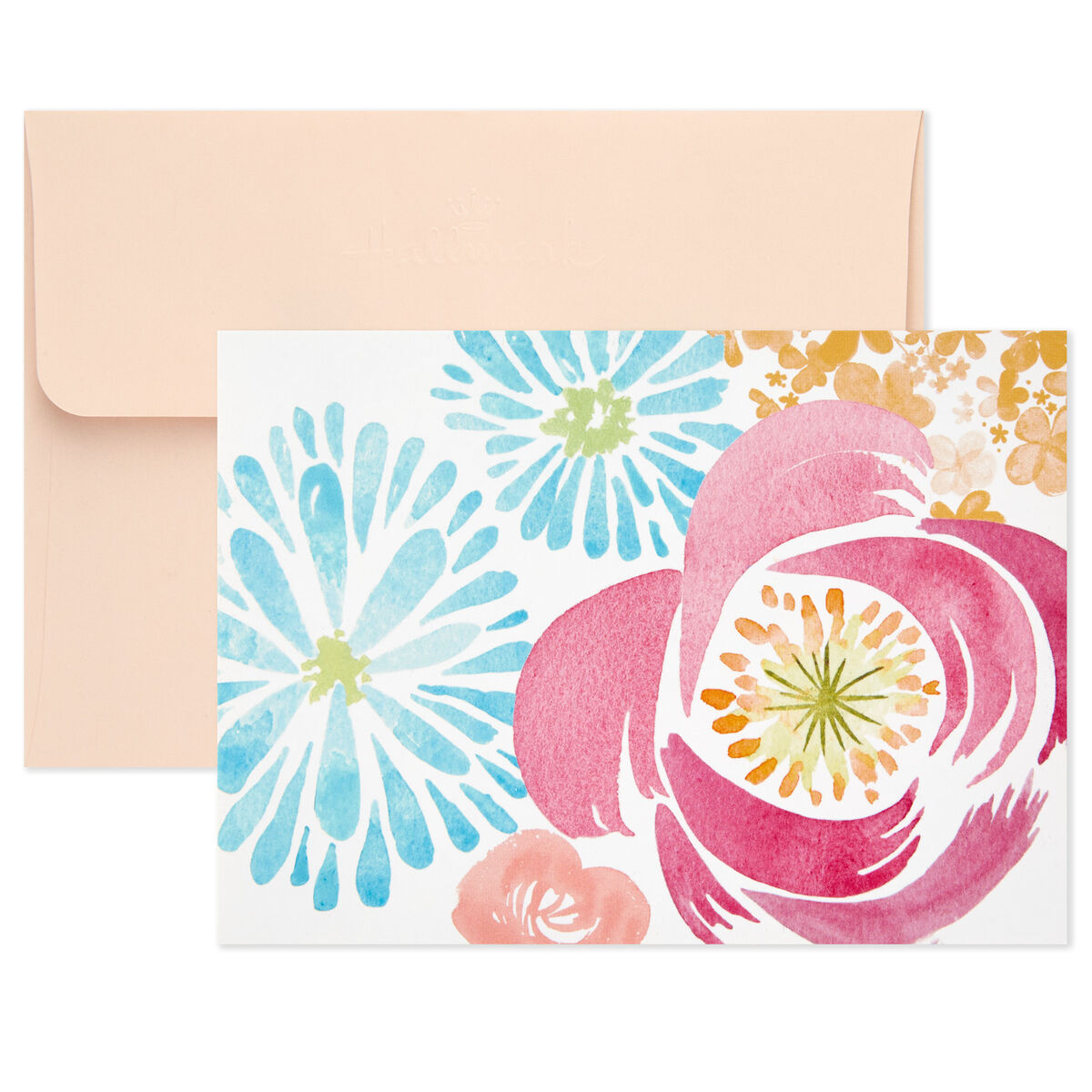 Watercolor Assorted Blank Note Cards, Box of 40 Note Cards Hallmark