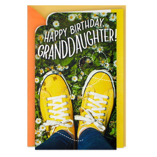 Lucky to Love You Birthday Card for Granddaughter, 