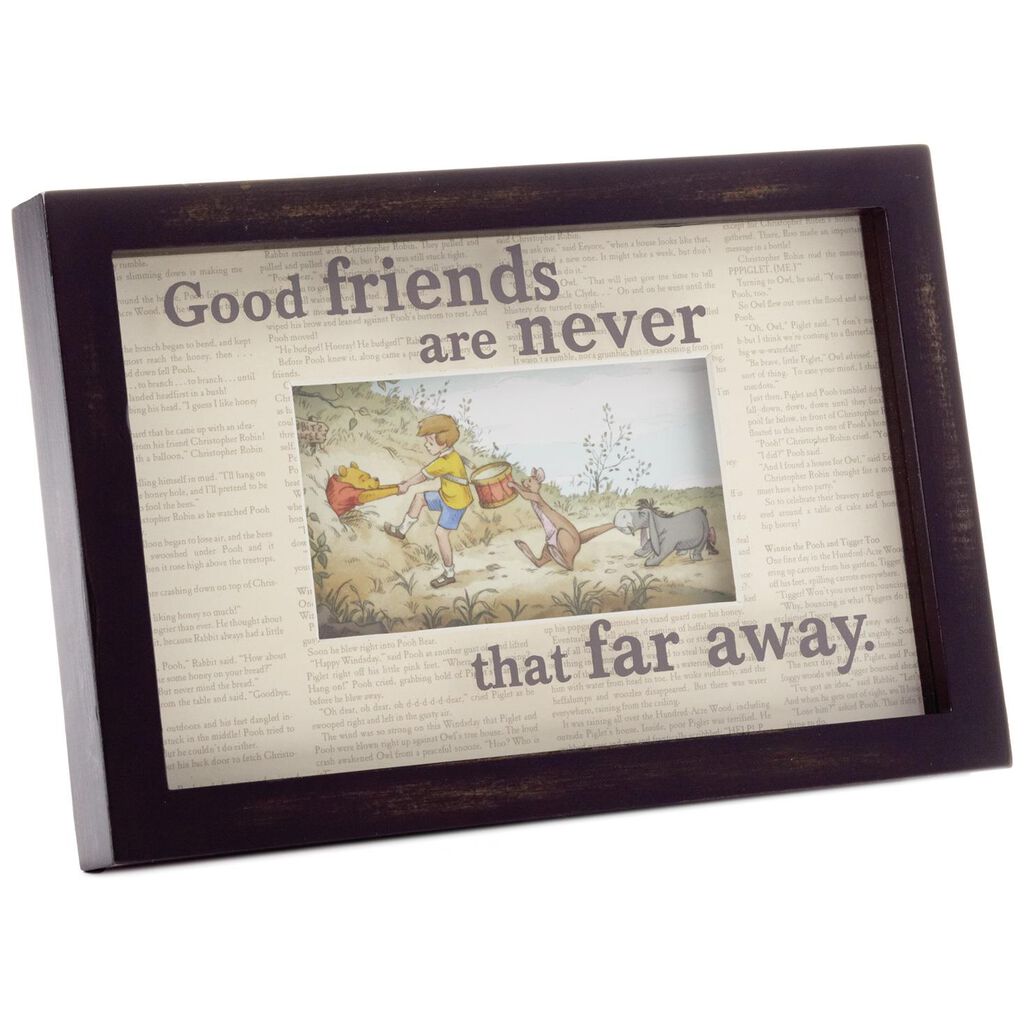 Good Friends Winnie The Pooh Framed Print Wall Decor Hallmark