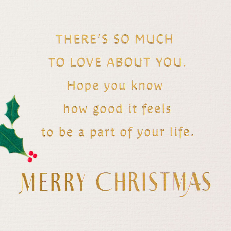 Young Woman Walking Dog Niece Christmas Card Sentiment image number 3
