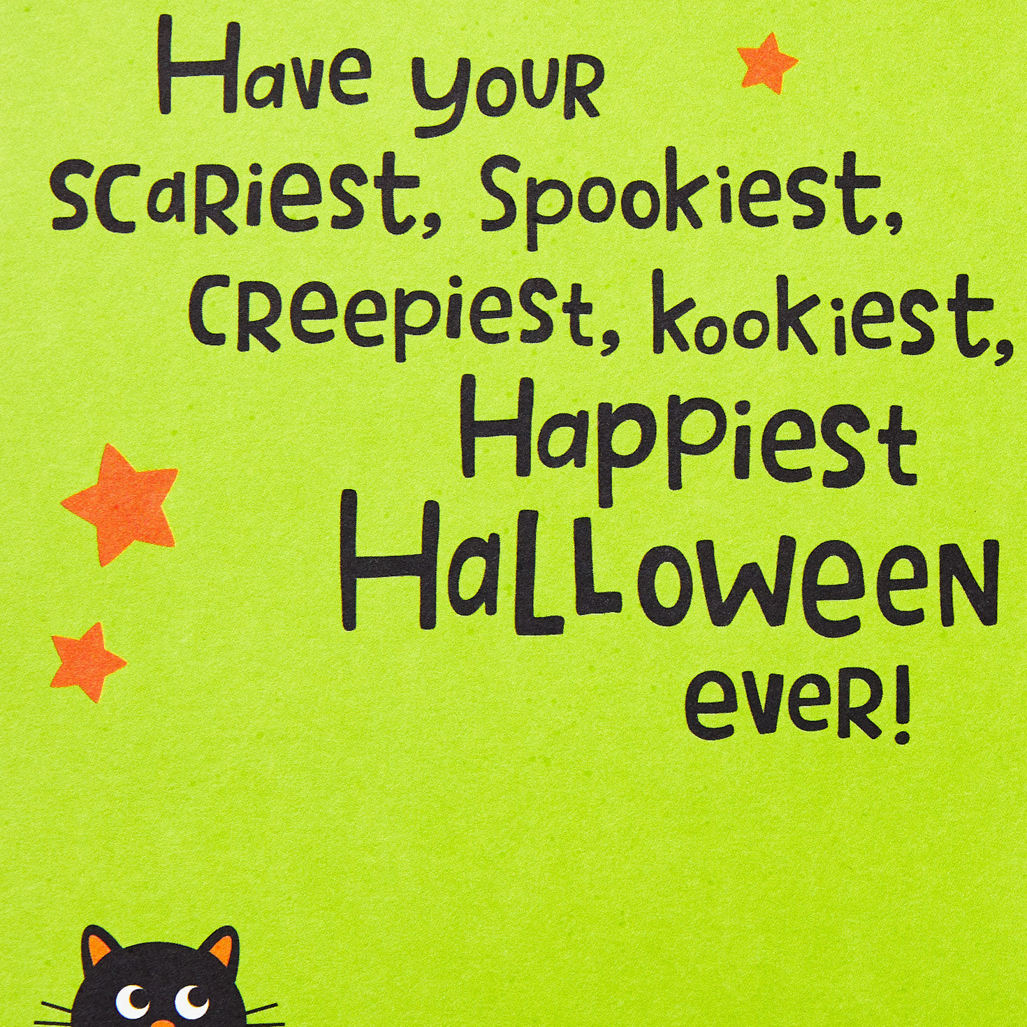 Trick-or-Treating Ghost Halloween Card With Stickers for only USD 3.99 | Hallmark