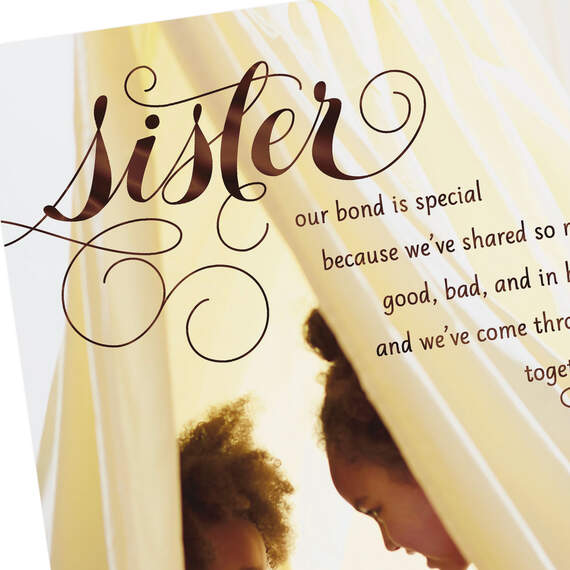 Our Special Bond Mother's Day Card for Sister, , large image number 4