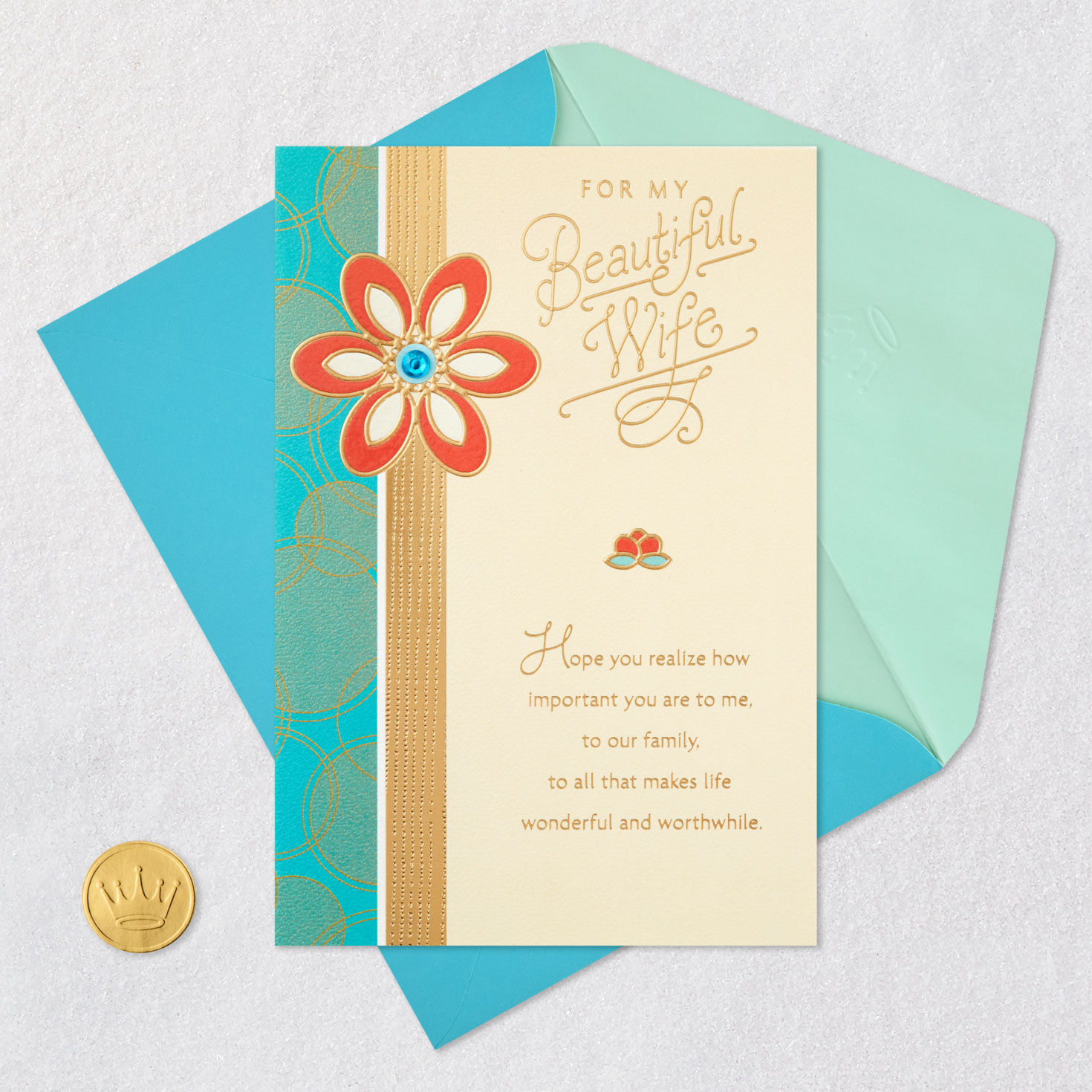 Thankful and Blessed Mother's Day Card for Wife, , large image number 5