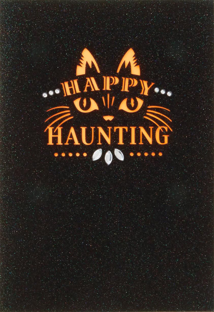 Happy Haunting Halloween Card