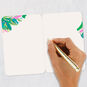 Painted Flowers Blank Thank You Card Signing card image number 5