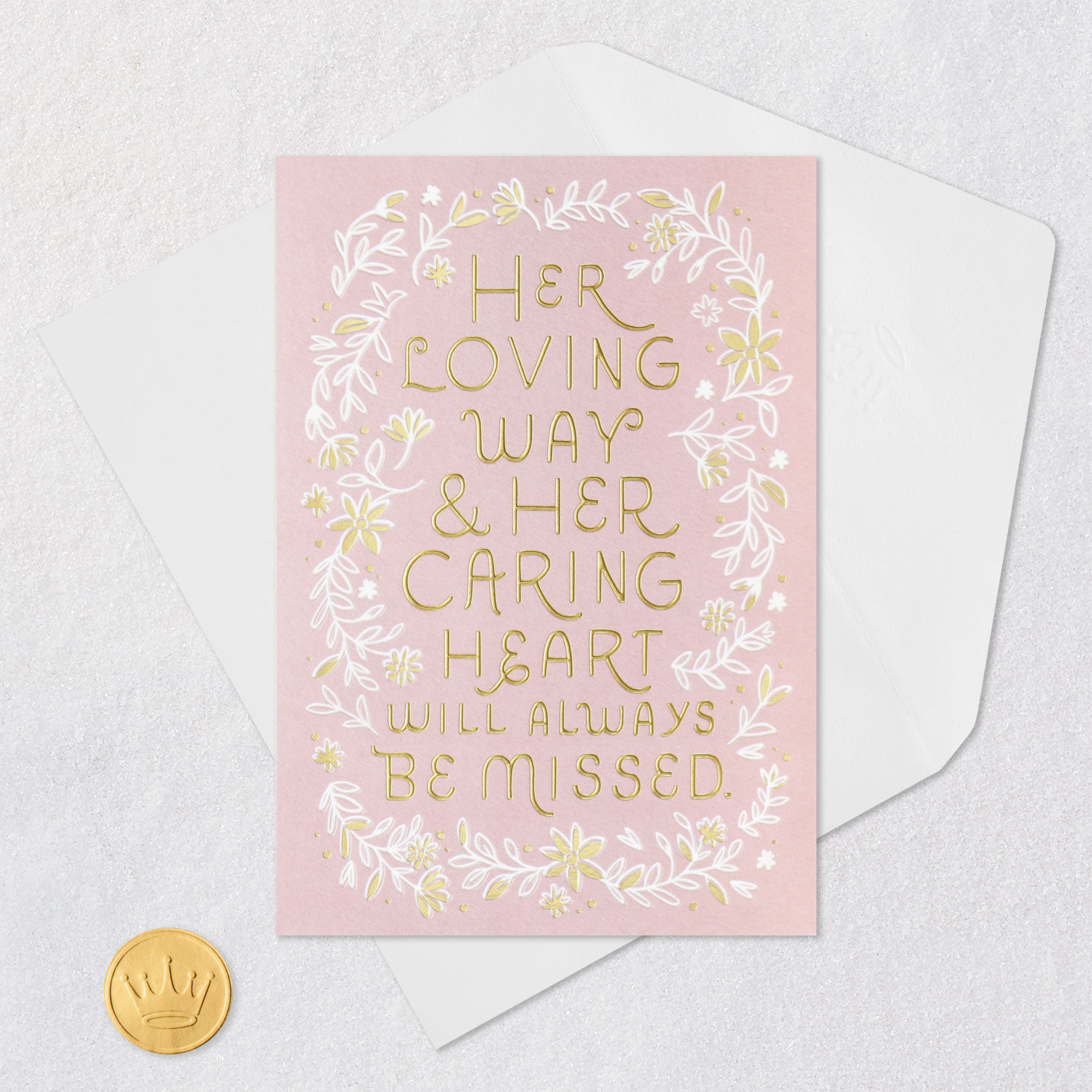Her Loving Way Sympathy Card, , large image number 6