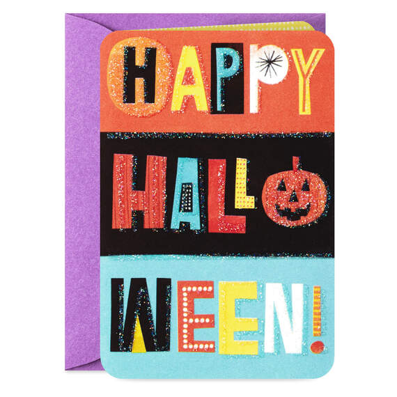 3.25" Mini Happy Halloween Blank Halloween Card, , large image number 3