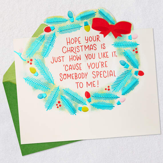 You're Somebody Special to Me Funny Pop-Up Christmas Card, , large image number 5