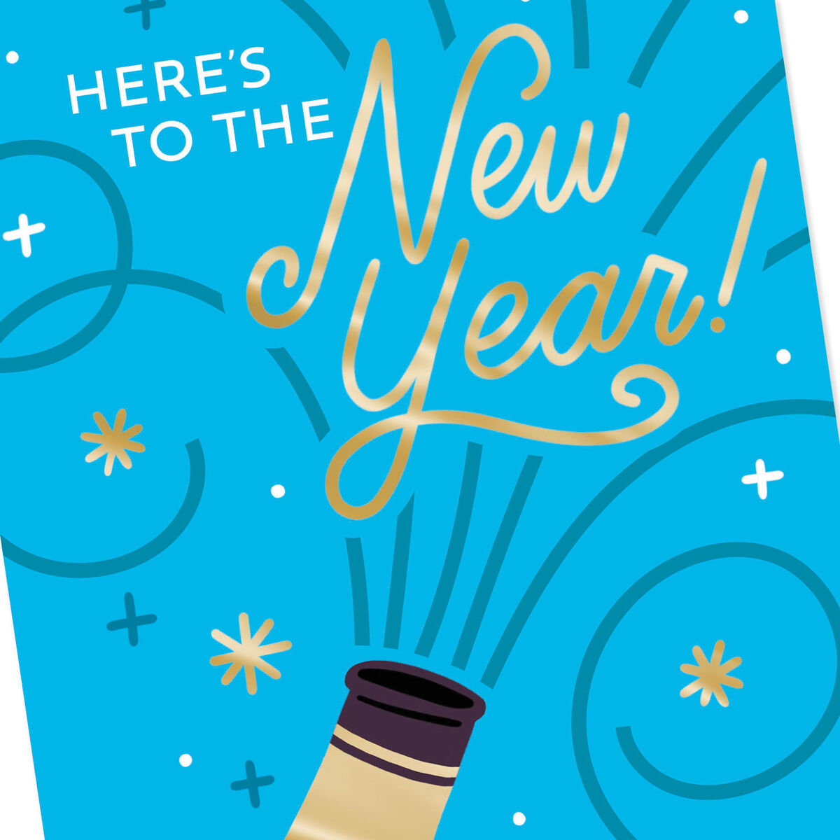 5" x 7" 24lb red envelope: pack of 12 envelopes Champagne Bottle New Year Cards, Pack of 10 - Boxed Cards - Hallmark