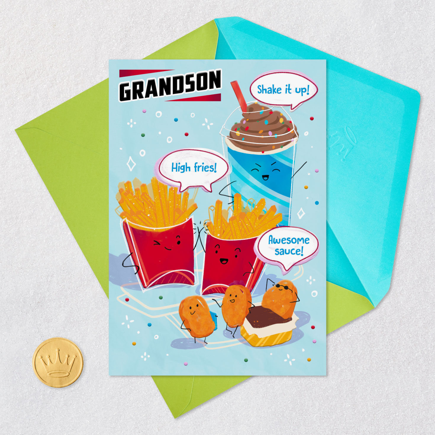 Hope Your Birthday&rsquo;s a Treat Birthday Card for Grandson, , large image number 5