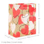 13" Happy Heart Day and Painted Hearts 4-Pack Large Valentine's Day Gift Bags, , large image number 2
