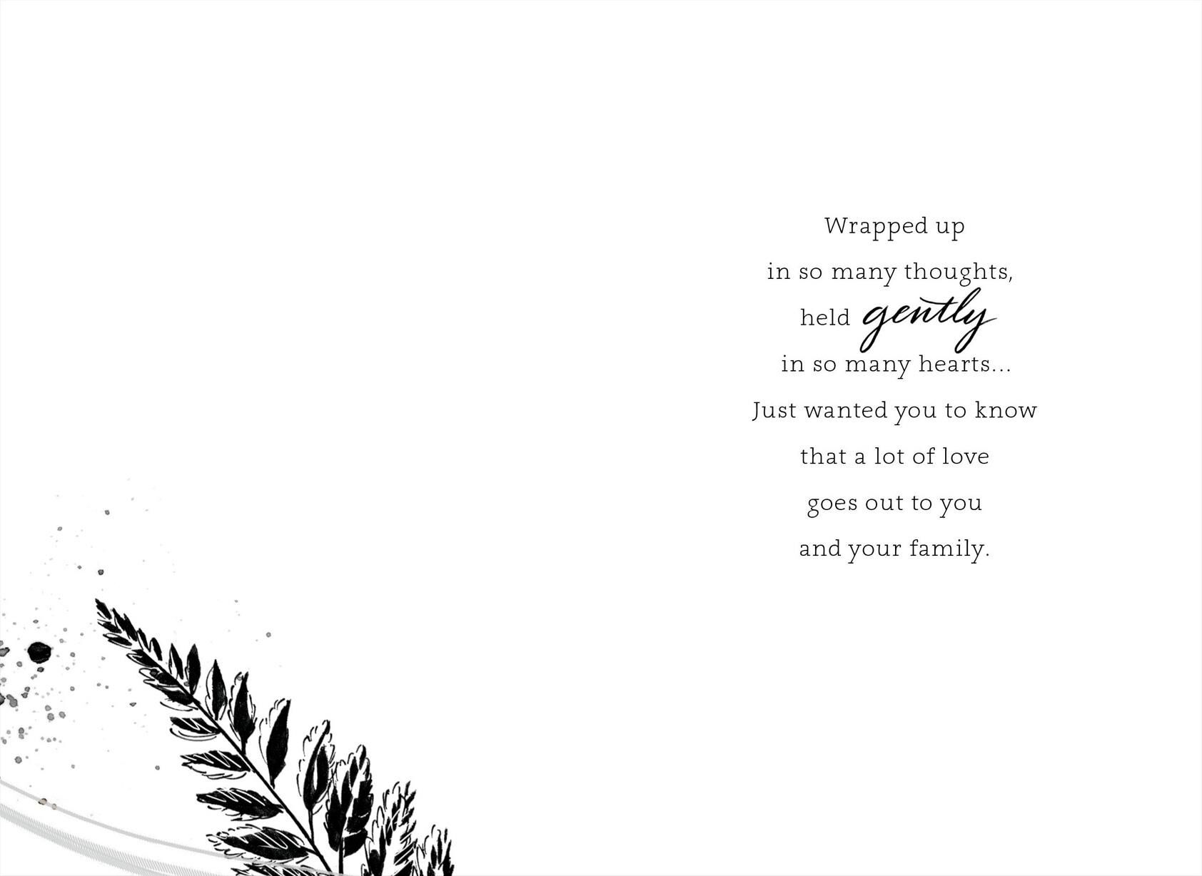 Wishing You Peace Sympathy Card