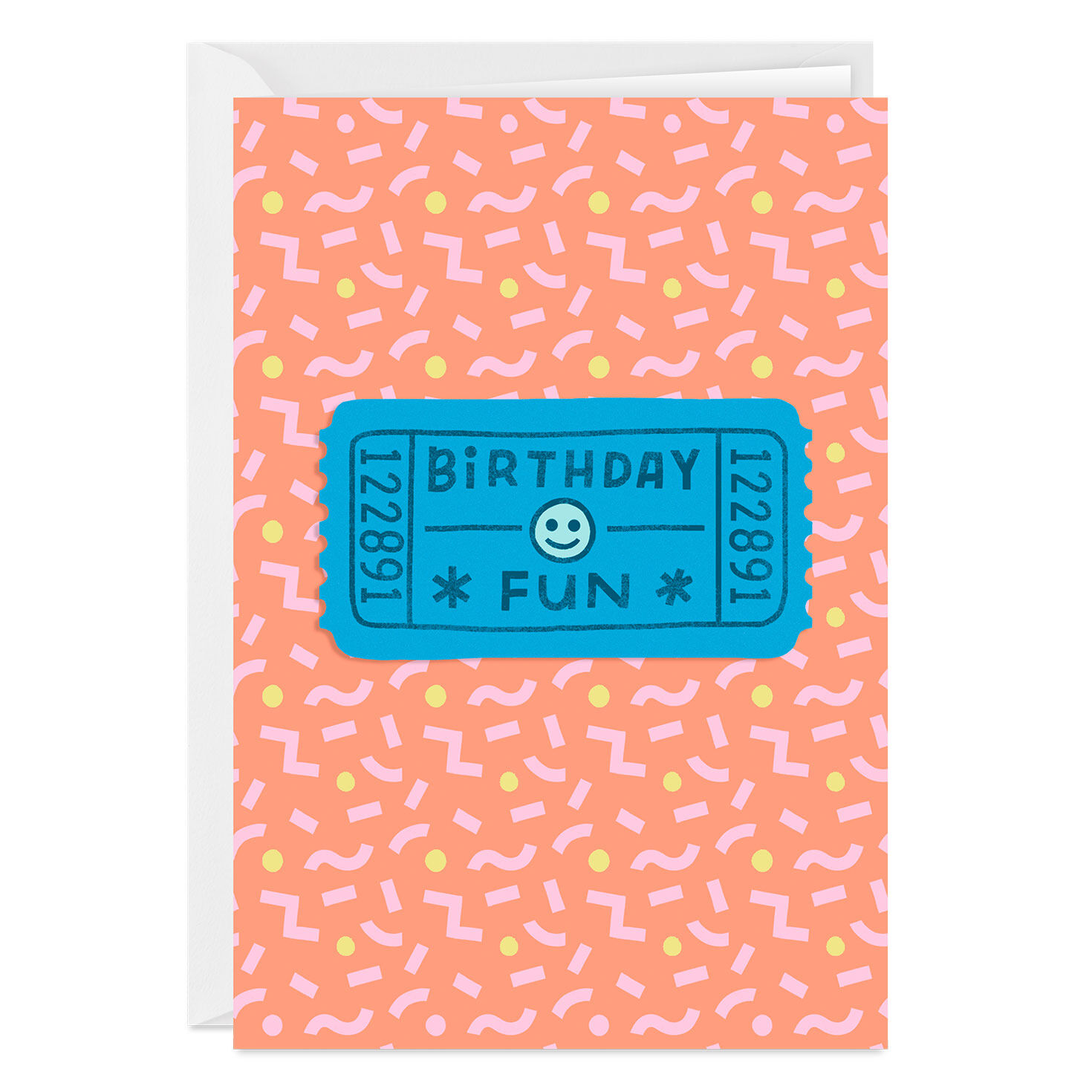 Fun Ticket Custom Birthday Card