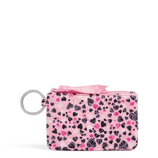 Vera Bradley Zip ID Case in Love You Lots, 