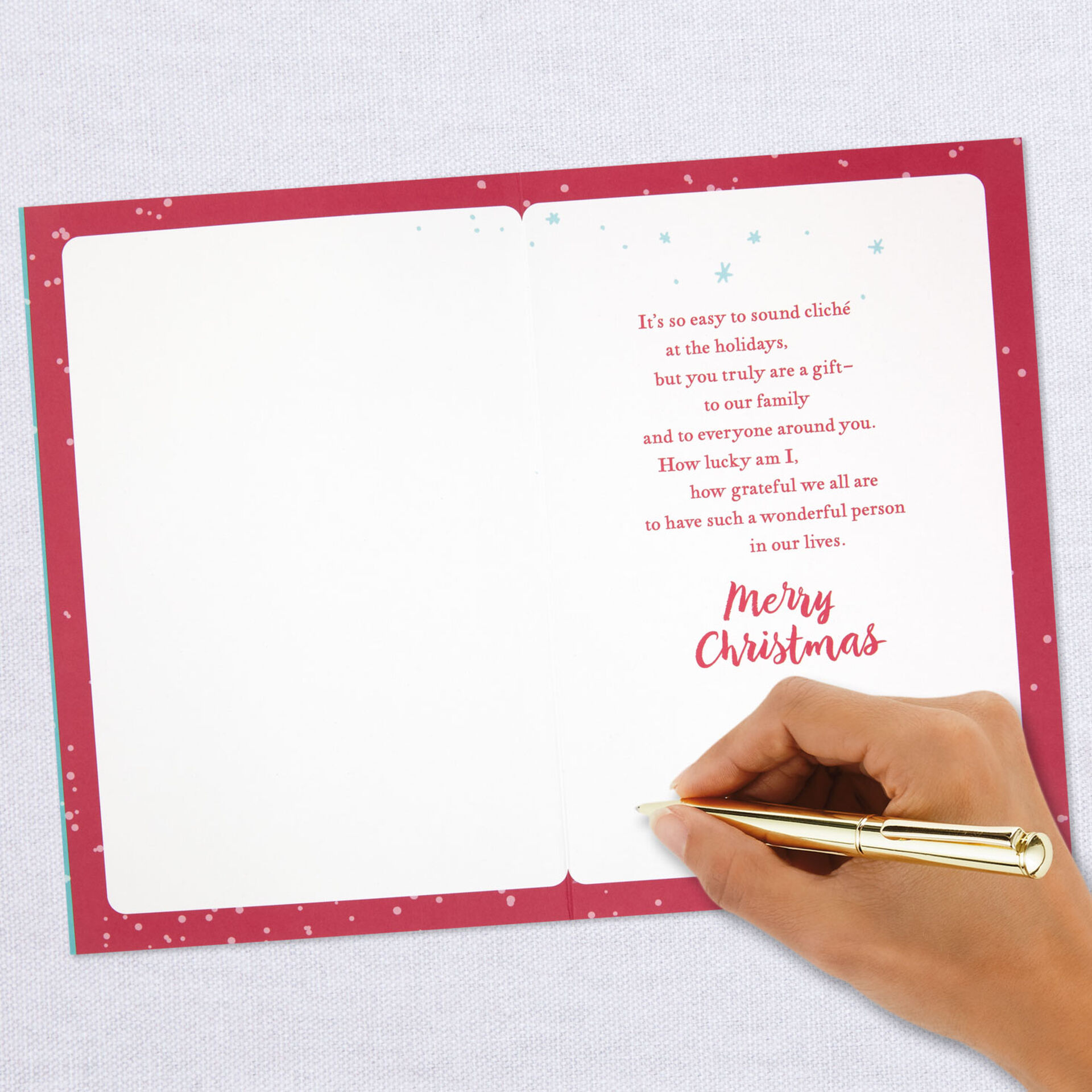 You re A Gift Christmas Card For Aunt Greeting Cards Hallmark