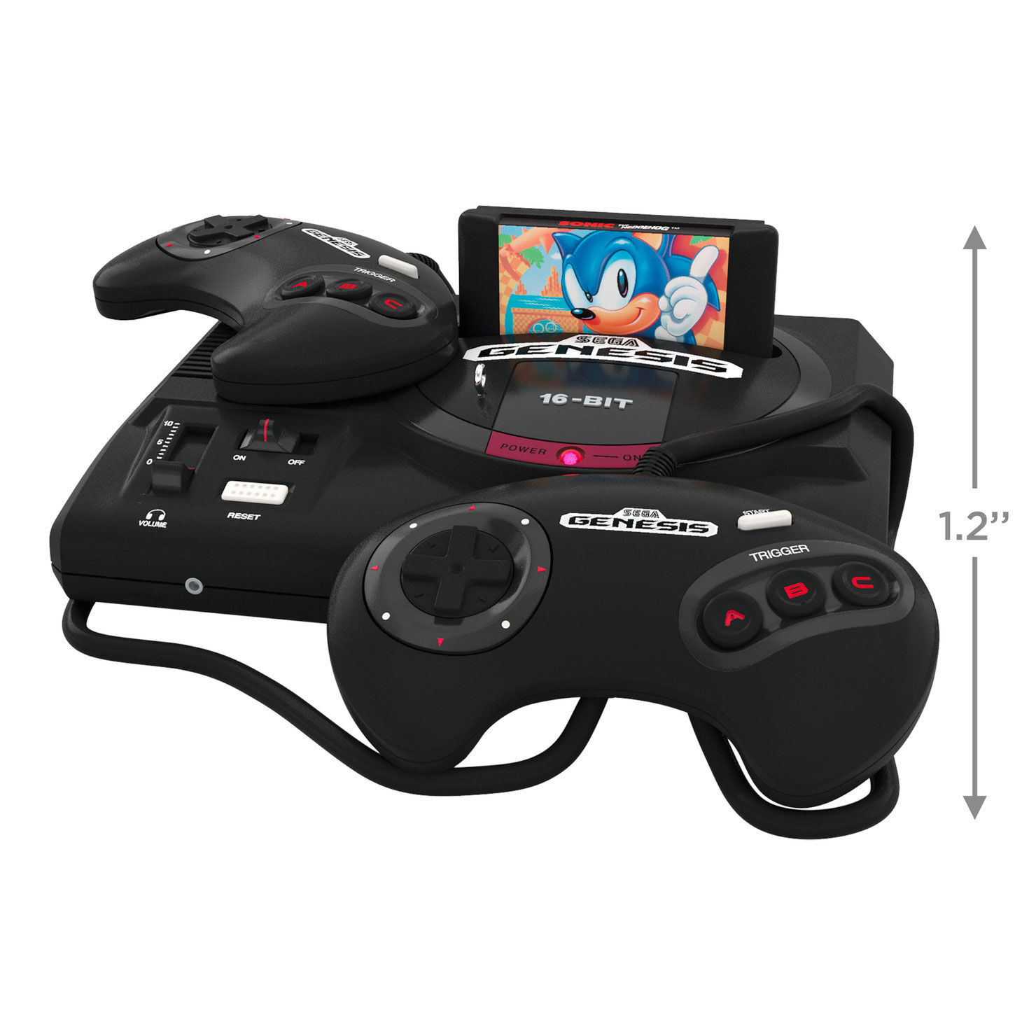 SEGA Genesis Console Ornament With Light and Sound
