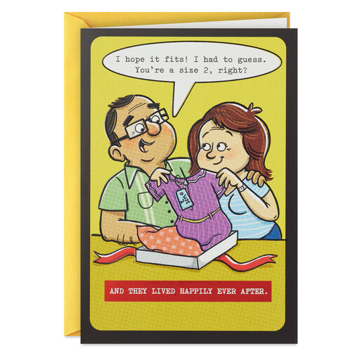 The Perfect Fit Funny Anniversary Card, 