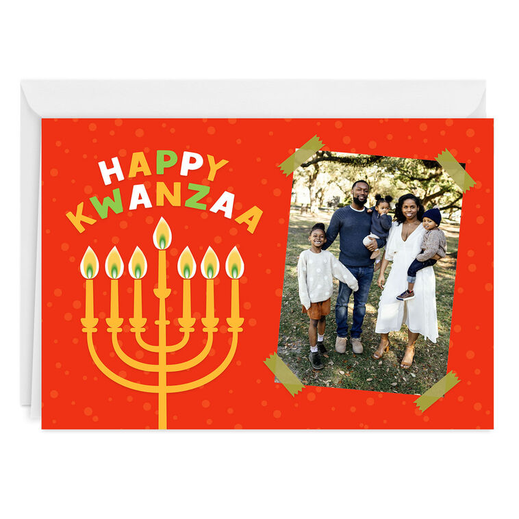 Shine Bright Custom Kwanzaa Card