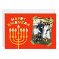 Kinara and Scrapbook Photo Personalized Kwanzaa Card Card Front with Envelope image number 1