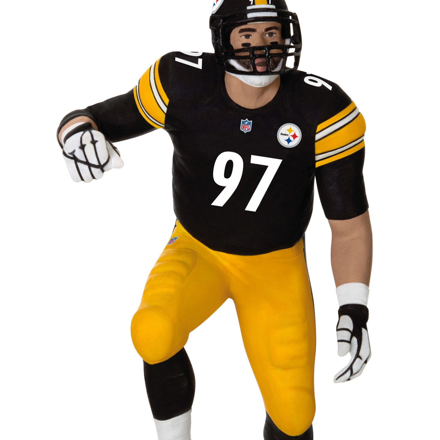 Steelers Cameron Heyward Keepsake Ornament closeup view image number 5