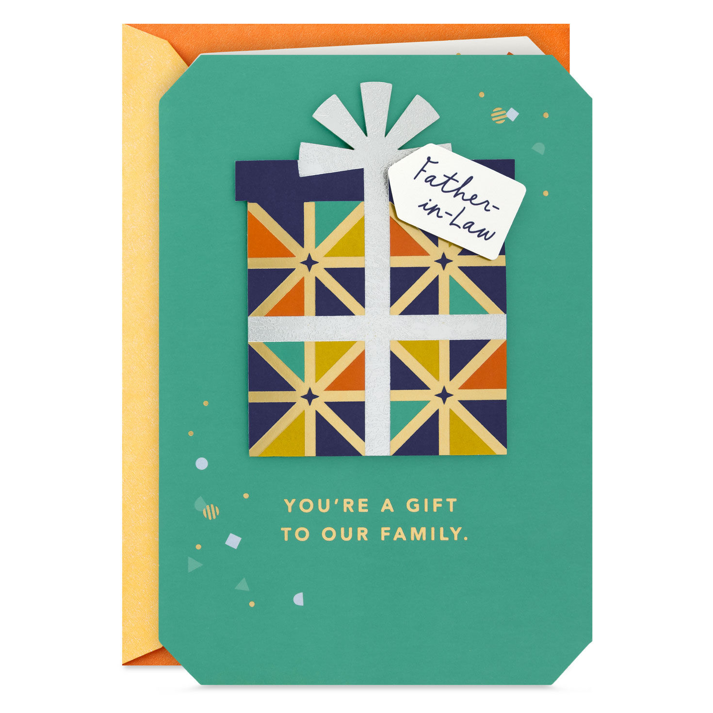 You're a Gift to Our Family Birthday Card for Father-in-Law